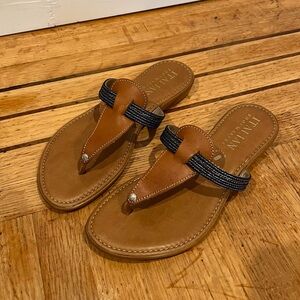 Italian shoemakers flip flop sandal